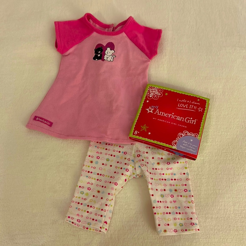 American Girl Doll I Love Pets Pajamas!